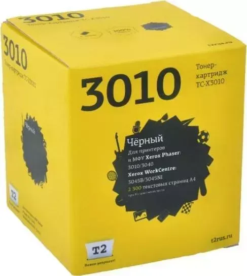 Расходный материал для печати T2 TC-X3010 черный (106R02183)
