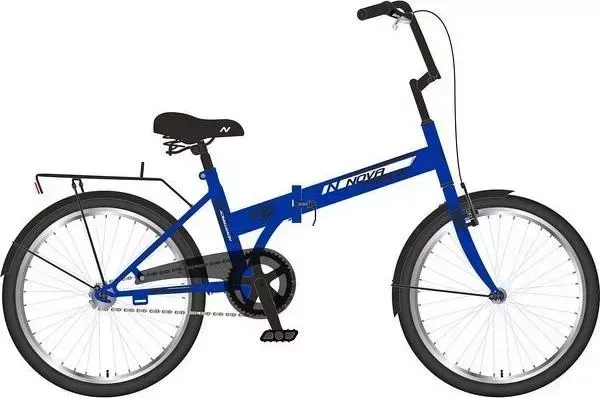 Велосипед NOVATRACK для подростков TG30 складной, синий (20NFTG301V.BL20) (2020)