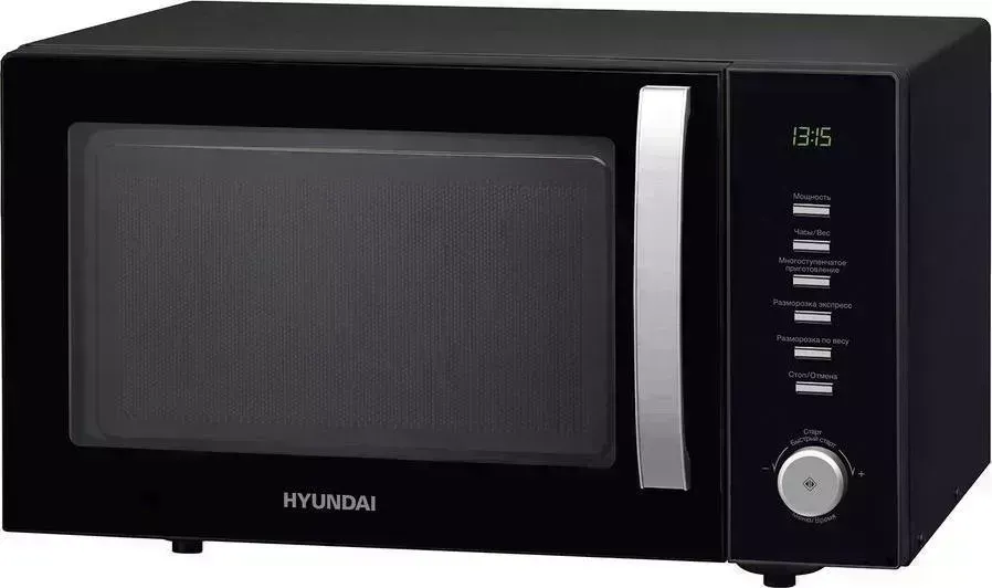 Микроволновая печь HYUNDAI HYM-D3028 черный /серебристый