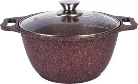 Кастрюля KUKMARA кга32а Granit ultra red 3л