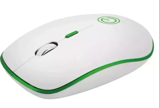 Мышь компьютерная ENERGY EK-005W бело/зелёный