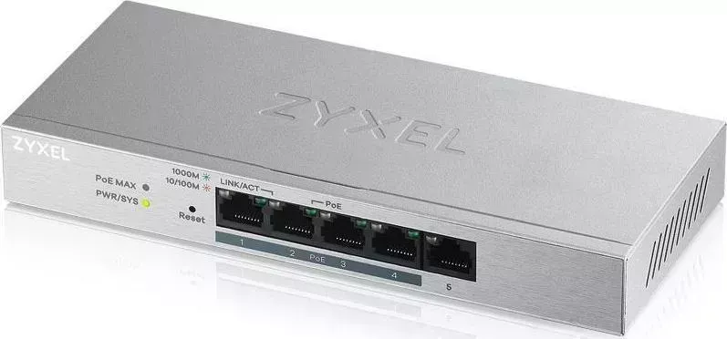 Коммутатор ZyXEL GS1200-5HP V2