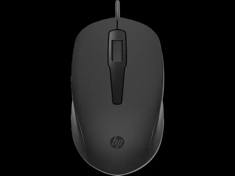 Мышь компьютерная HP 150 черный (240J6AA)