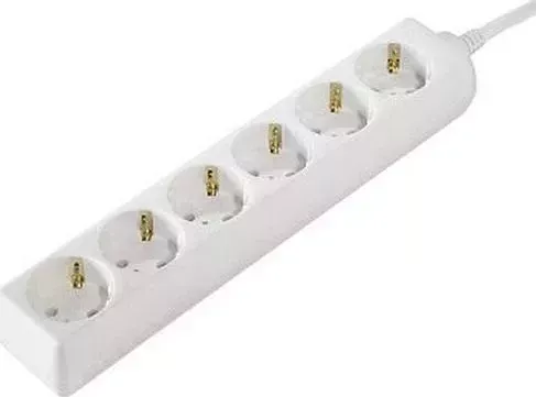 Сетевой фильтр HAMA 00121903 (1.4м 6роз) белый