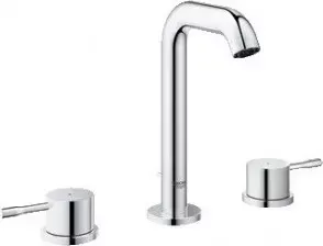 Смеситель для раковины Grohe Essence+ 20296001 на три отверстия, хром