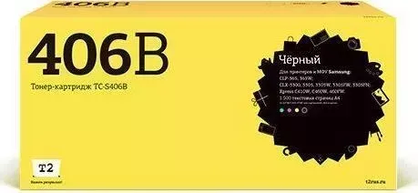 Расходный материал для печати T2 TC-S406B черный (CLT-K406S)