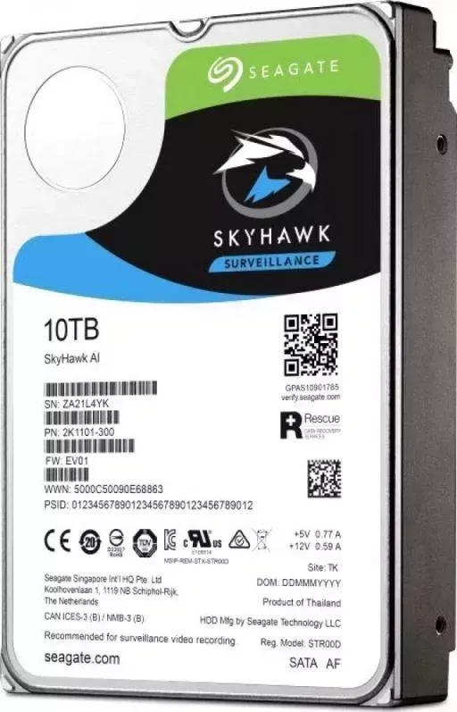 Жесткий диск SEAGATE Original SATA-III 10Tb/7200rpm/256Mb/3.5 (ST10000VE0008)
