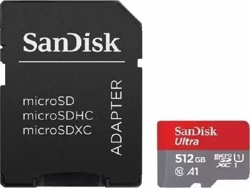 Карта памяти SANDISK SanDisk MICRO SDXC UHS-I W/A SDSQXA1-512G-GN6MA