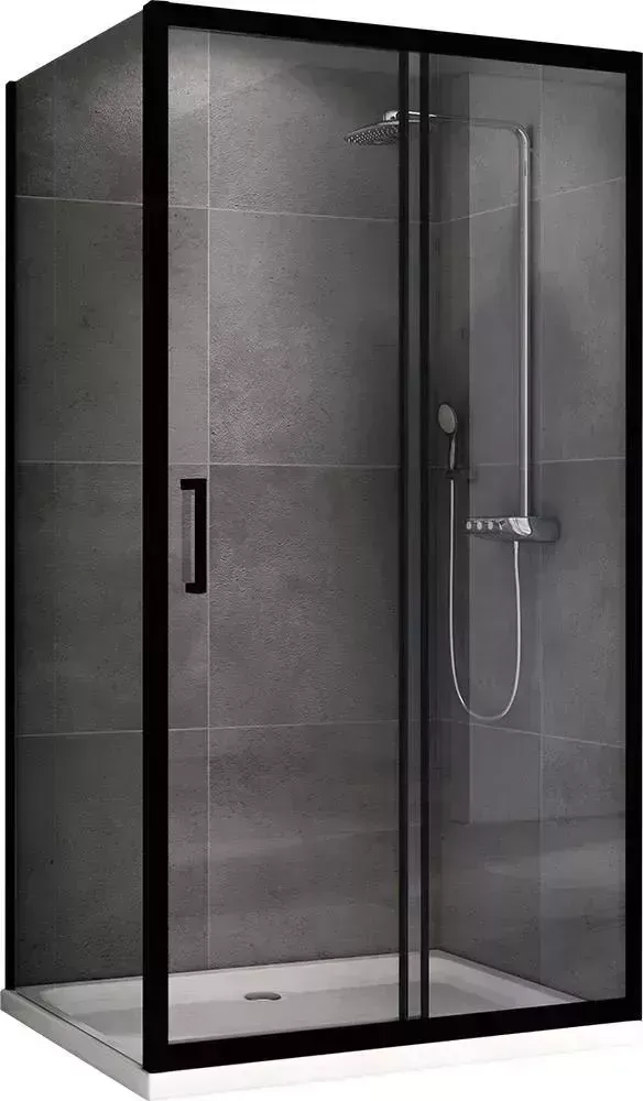 Душевое ограждение Abber Schwarzer Diamant AG30120B-S80B