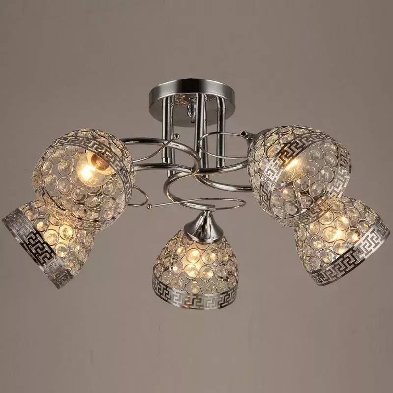 Люстра Hiper H127-5 5E2760Вт CHROME/GOLD