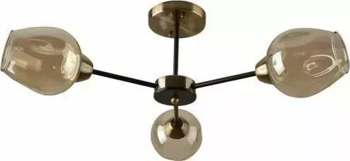 Люстра Hiper H191-3 бронза ант./черный
