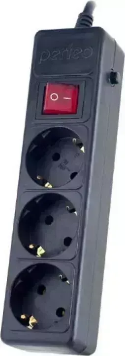 Удлинитель Perfeo PF-A4664 (5 роз, 1,8м) черный