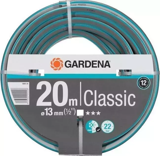Шланг GARDENA Classic 20м серый/зеленый (18003-20.000.00)
