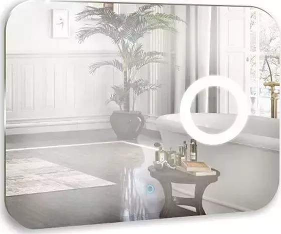 Зеркало Mixline Лиза 800*600 сенсорный выключатель+увеличит. зеркало (533670)
