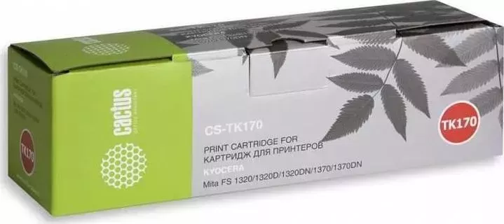 Расходный материал для печати CACTUS CS-TK170 черный