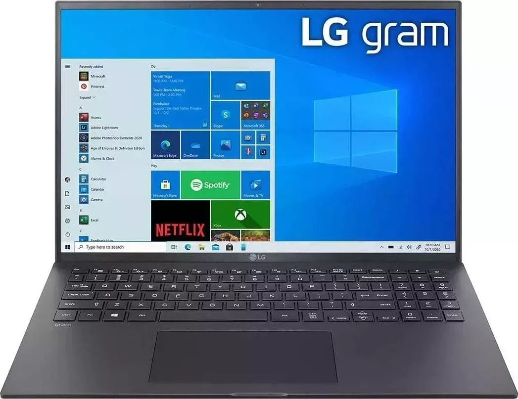 Ноутбук LG Gram 16 Win 11 черный (16Z90P-G.AH85R)