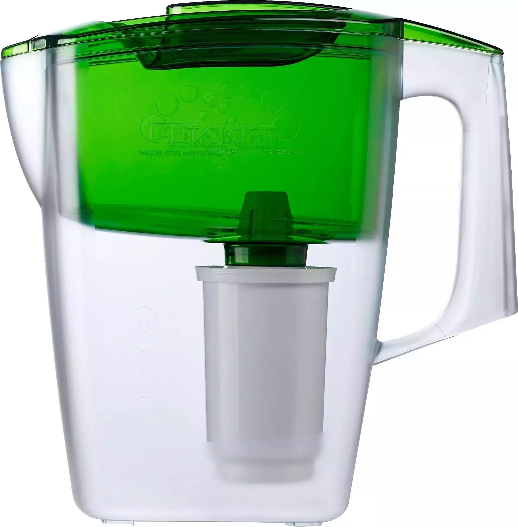 Фильтр-кувшин для воды ГЕЙЗЕР Альфа 2.5л зеленый (62047)