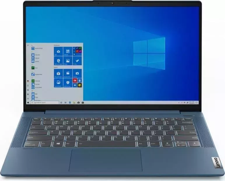 Ноутбук LENOVO IdeaPad 5 14IIL05 Windows 10 Home in S mode зеленовато-голубой (81YH001KRU)