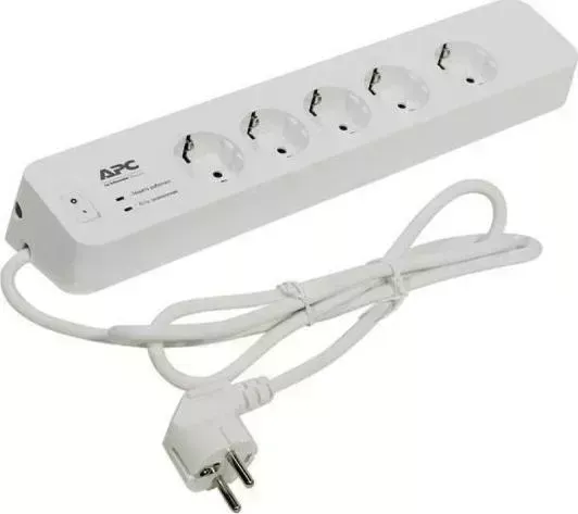 Сетевой фильтр APC by Schneider Electric PM5V-RS 1.83м (5 розеток) белый