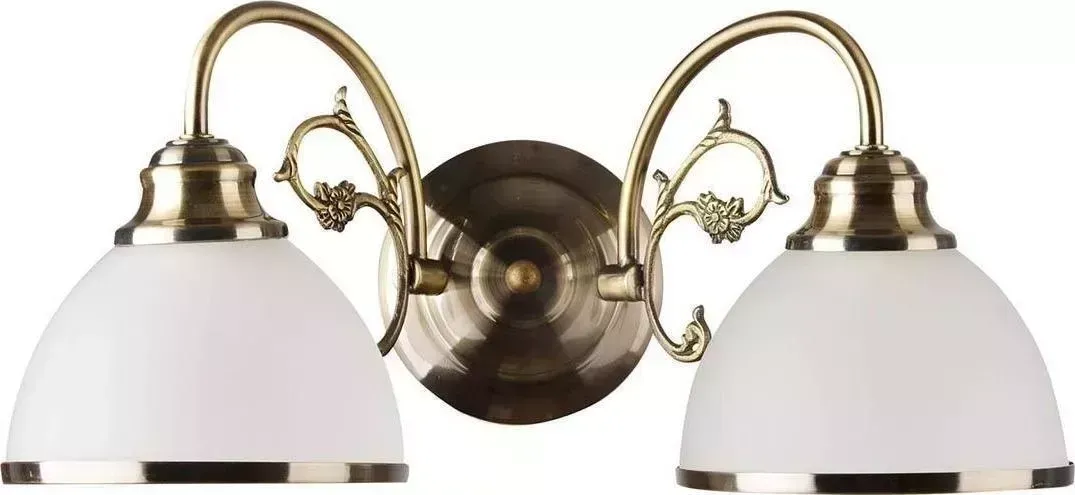 Бра Hiper Arianna H158-3 бронза ант./белый
