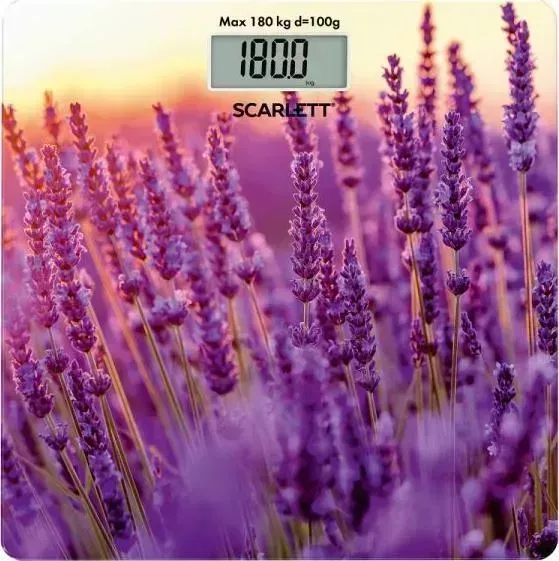 Весы напольные SCARLETT SC-BS33E047 лаванда