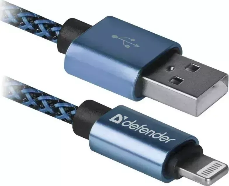 Кабель DEFENDER ACH01-03T 1M BLUE (87811)