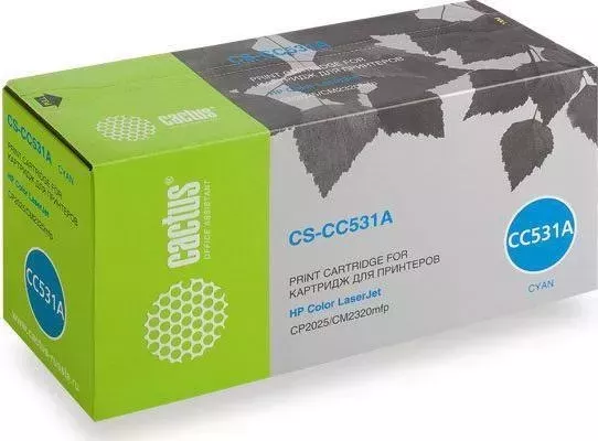 Картридж CACTUS Расходный материал для печати CS-CC531A