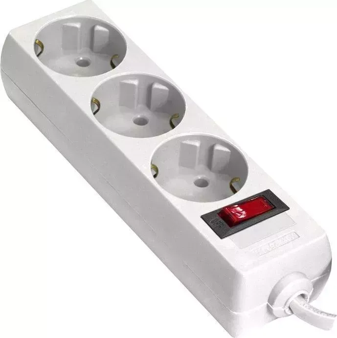 Удлинитель Exegate EXEGATE EC-3-3W (3 роз, 3м) белый