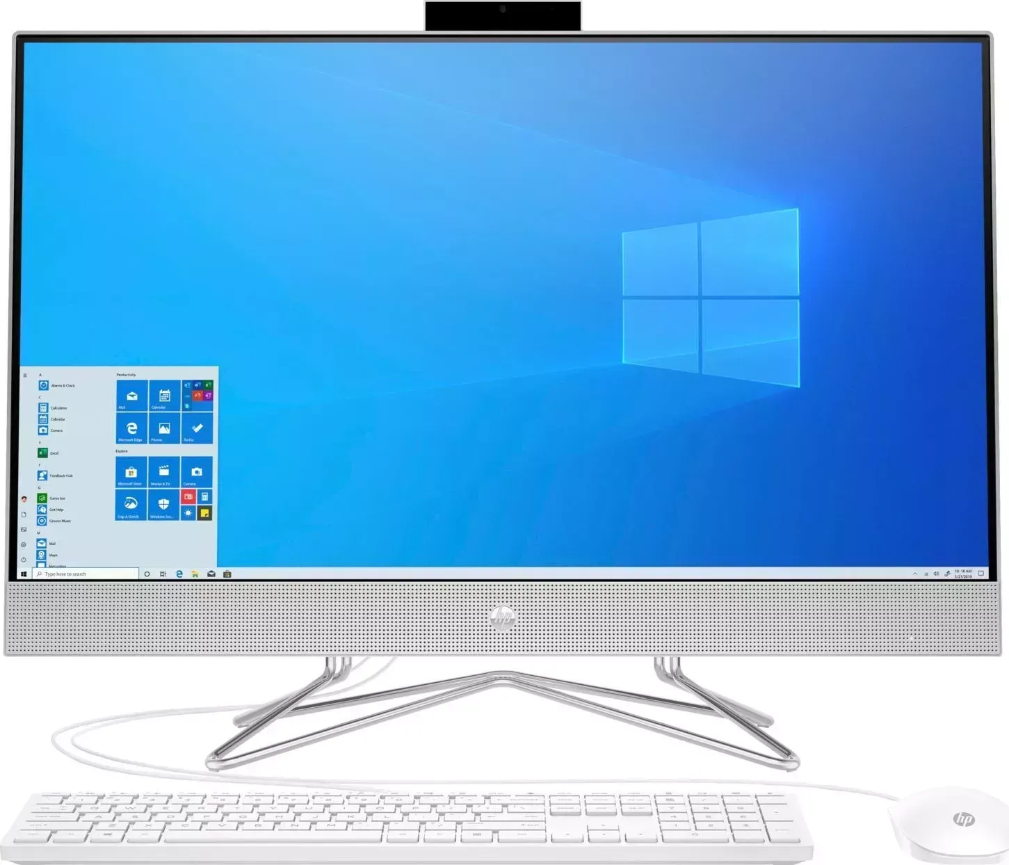 Моноблок HP 24-df0015ur W10 White (14P86EA)