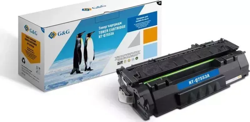 Расходный материал для печати  G&G NT-Q7553A черный (Картридж)