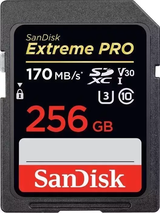 Карта памяти SANDISK SDXC 256GB SDSDXXY-256G-GN4IN Extreme Pro