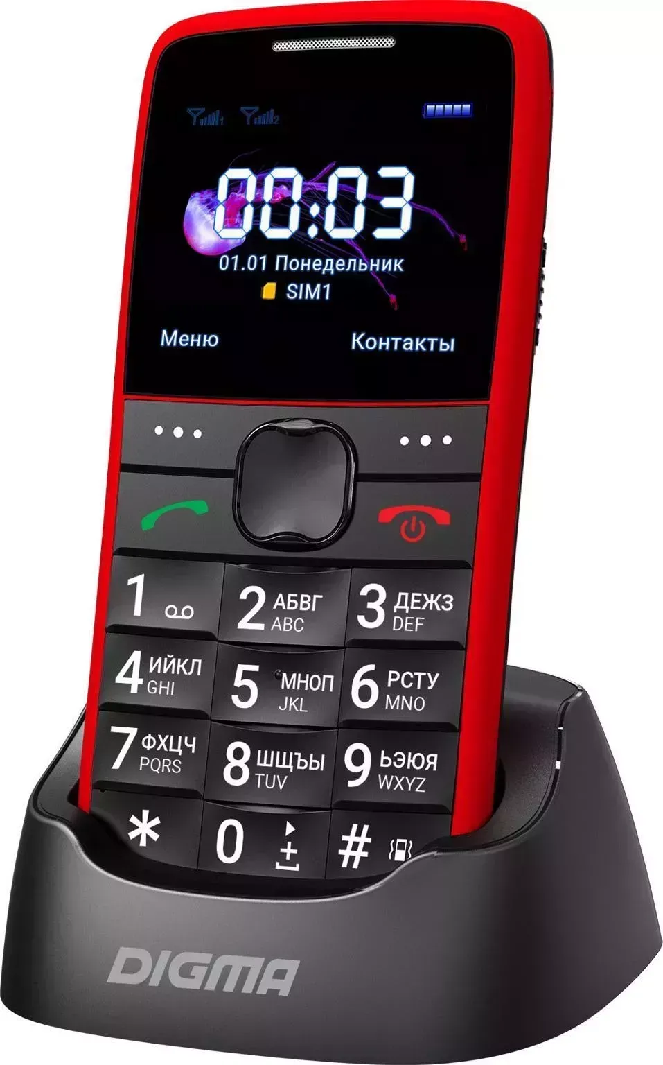Смартфон DIGMA Linx S220 32Mb красный