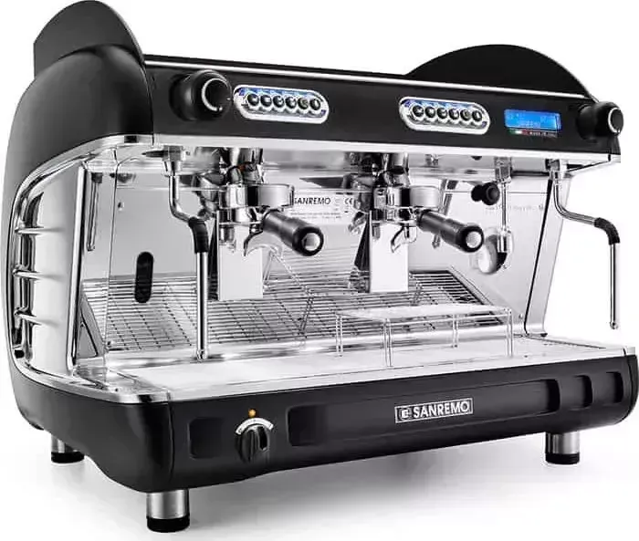 Кофемашина Sanremo VERONA SED+AM 2GR ТА (автомат) 2 гр. экономайзер, чёрная