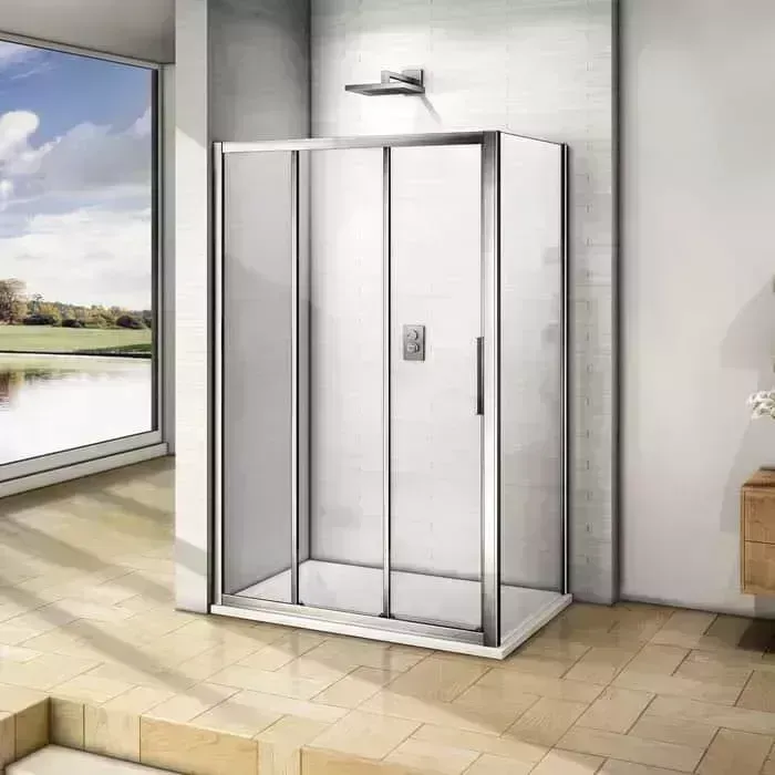 Душевой уголок Good Door Orion WTW+SP 110х80 прозрачный, хром