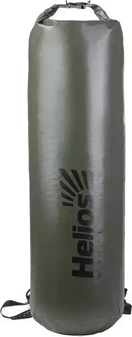 Гермомешок HELIOS 90л (d33/h125cm) с лямками хаки (HS-DB-9033125-HL)