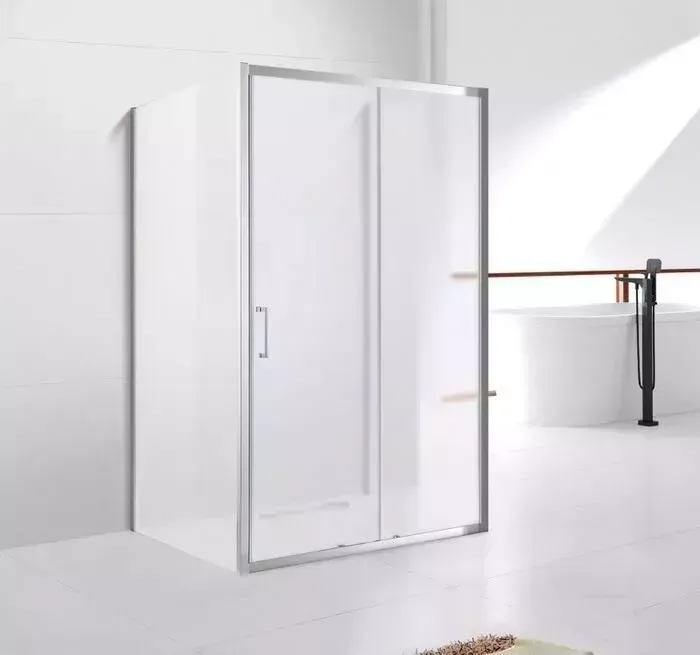 Душевой уголок CEZARES Molveno AH-22 180x80 рифленый Punto, хром (MOLVENO-AH-22-180/80-P-Cr)