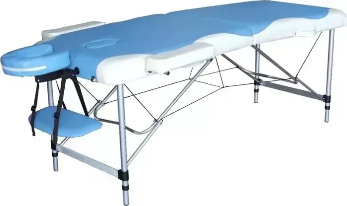 Массажный стол DFC NIRVANA, Elegant DELUXE, 186х70х5 см, голубой/бежевый