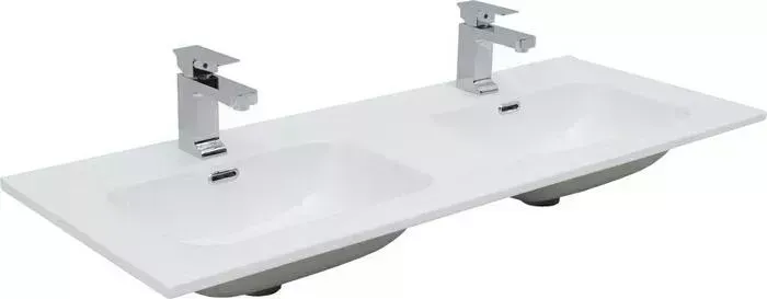 Раковина мебельная AQUANET Flat 120х47 двойная (254367)