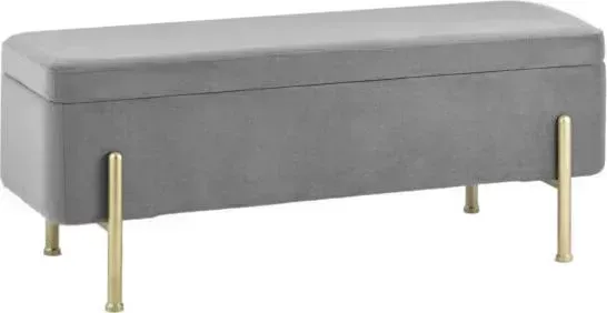 Банкетка Stool Group Болейн велюр серый 20A544VF-MOMO-38