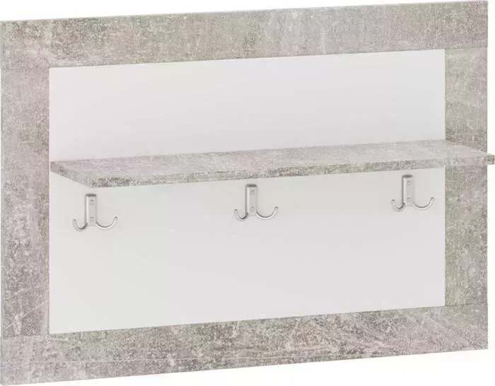 Вешалка НК мебель  для одежд Монтана Atelier / белый глянец 73020150