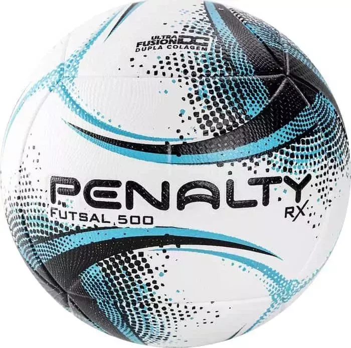 Мяч футзальный Penalty Bola Futsal RX 500 XXI, 5212991140-U, р. 4, бело-черно-голубой