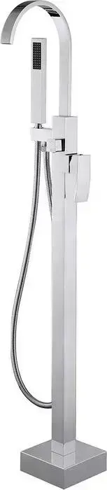 Смеситель для ванны Abber Wasserfall напольный, хром (AF8615)