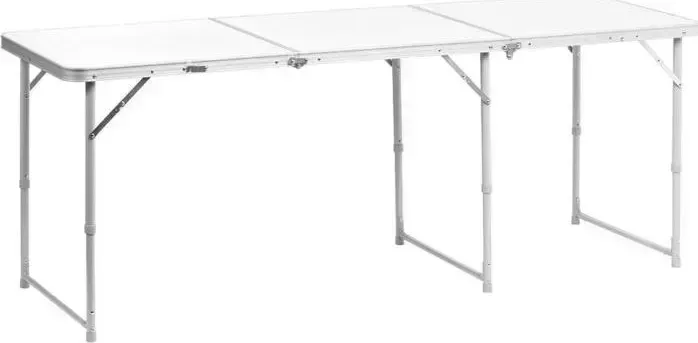Стол HELIOS складной трехсекционный 180х60х70 см, сумка/молния (Т-625)