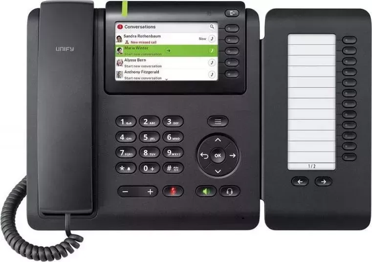 VoIP-телефон Unify CP600 черный (L30250-F600-C428)