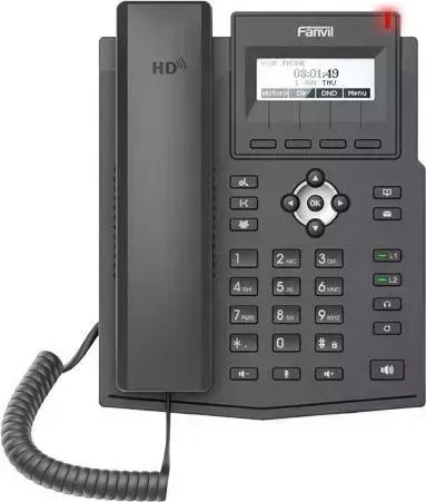 VoIP-телефон Fanvil X1S черный