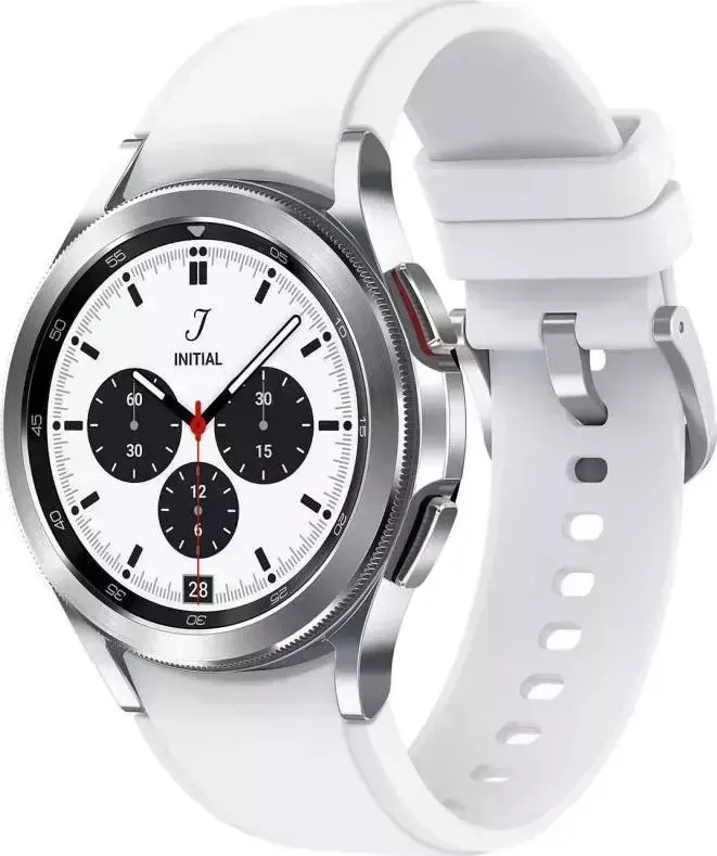 Умные часы SAMSUNG Galaxy Watch 4 Classic 42мм серебристый (SM-R880NZSACIS)