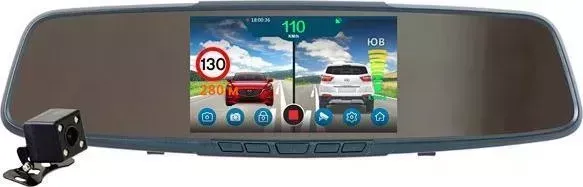 Автомобильный видеорегистратор Playme VEGA GPS черный