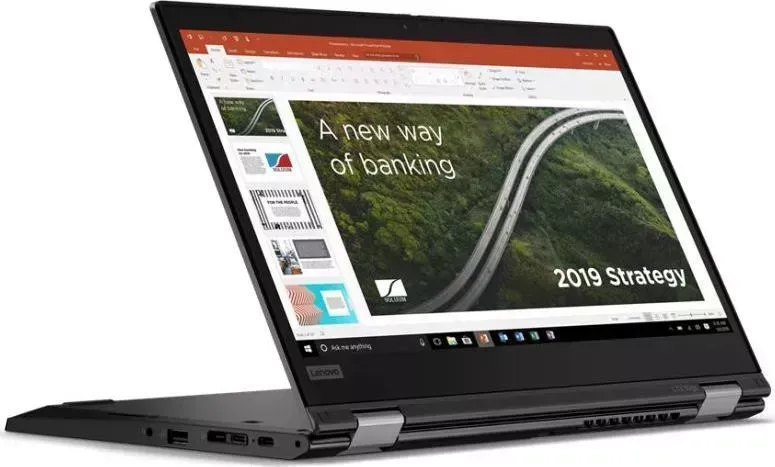Ноутбук LENOVO ThinkPad L13 Yoga Windows 10 Pro серебристый (20VK0014RT)
