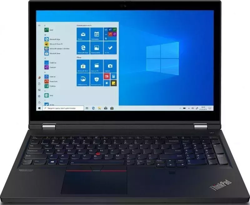 Ноутбук LENOVO ThinkPad T15p G1 T Windows 10 Pro черный (20TN0018RT)