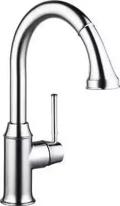 Смеситель для кухни Hansgrohe Talis classic с выдвижным изливом высота 380 мм (14863000)